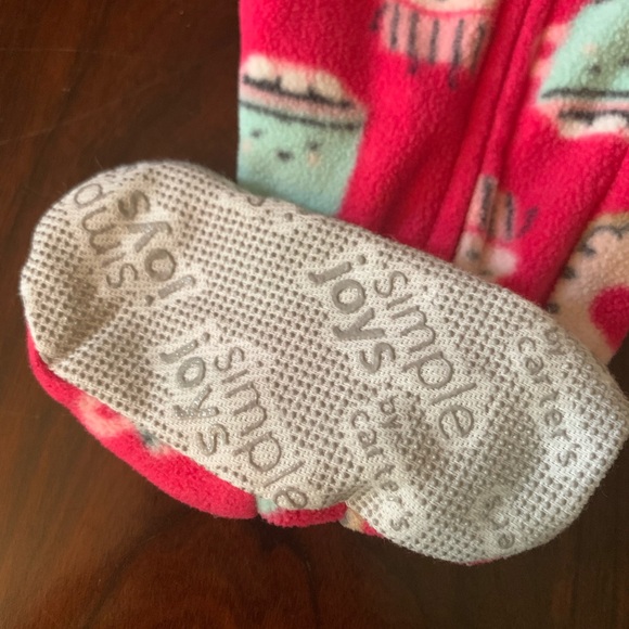 Set of 2 Fleece 12M Jammies - Picture 4 of 6